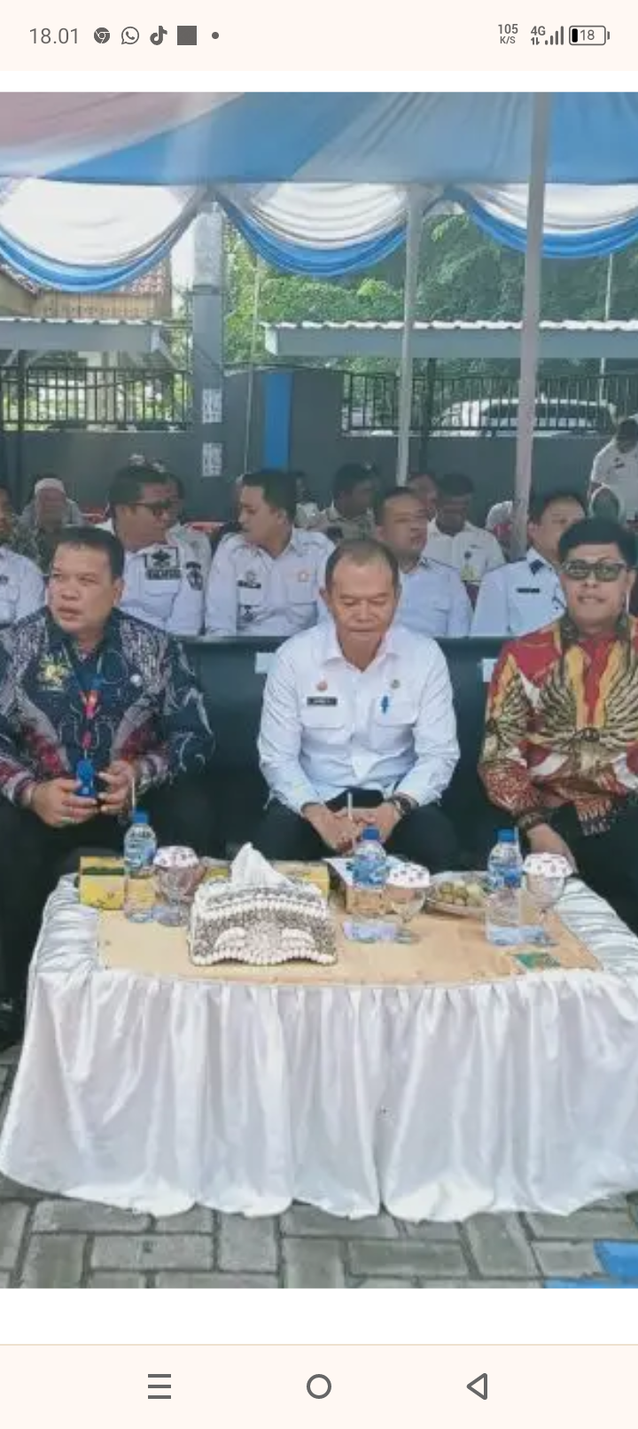 Kepala Bnnk Langkat Akbp S Bangko S H M B A Sampaikan Pidato Kepala